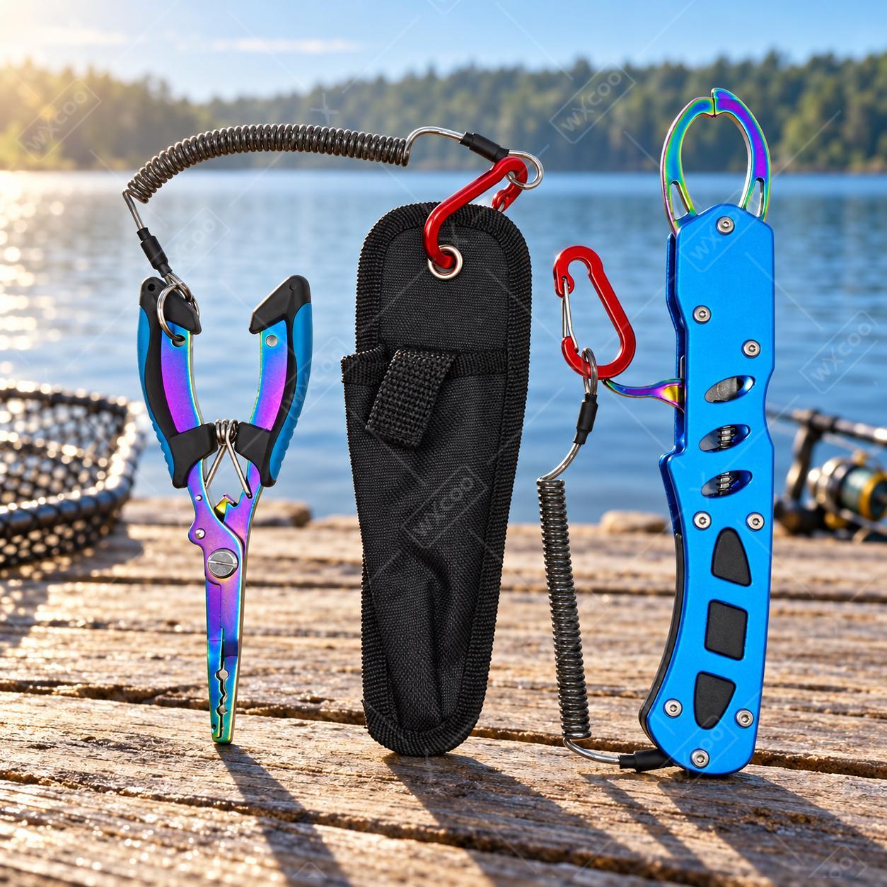 Fishing Hook Remover - Mavi Titanyum Kaplamalı Tuzlu Su Balıkçılık