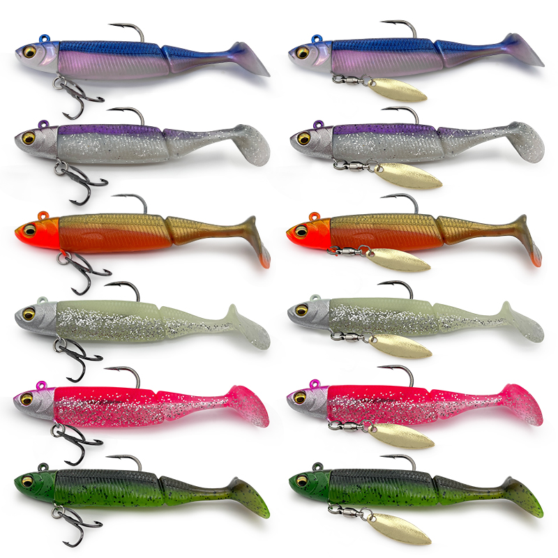 Fishing Hook Treble - 6 Adet Kurşun Kaplı Balık Yemi,