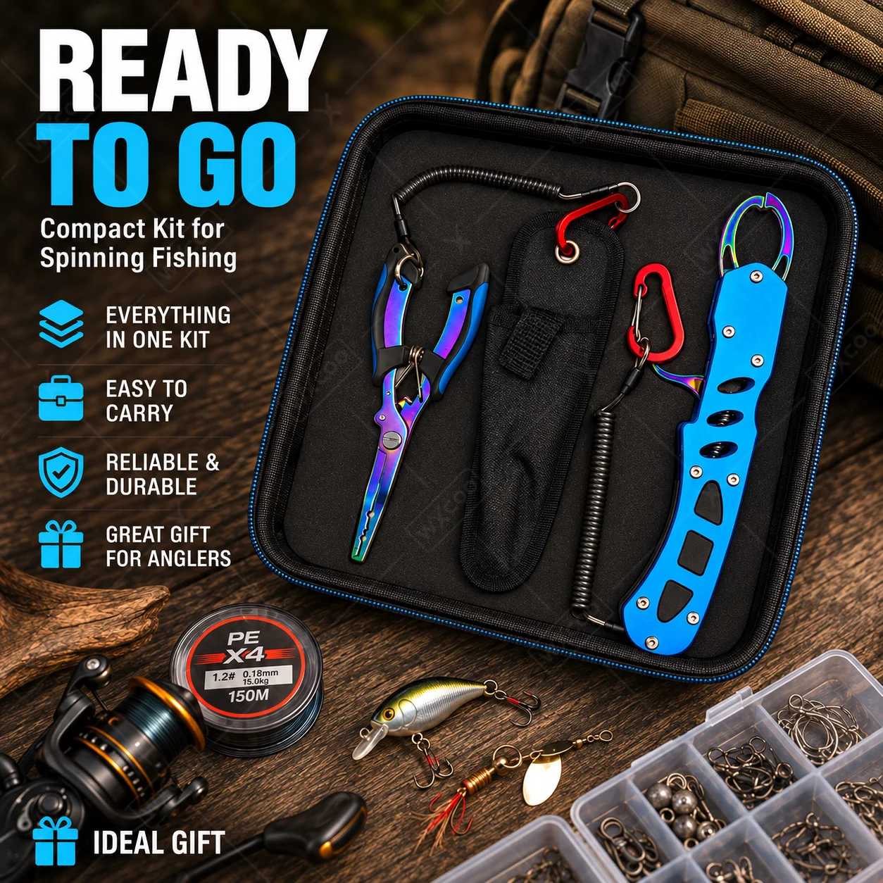 Mavi Titanyum Kaplamalı Tuzlu  - Fishing Hook Remover incelemesi ve fiyatı